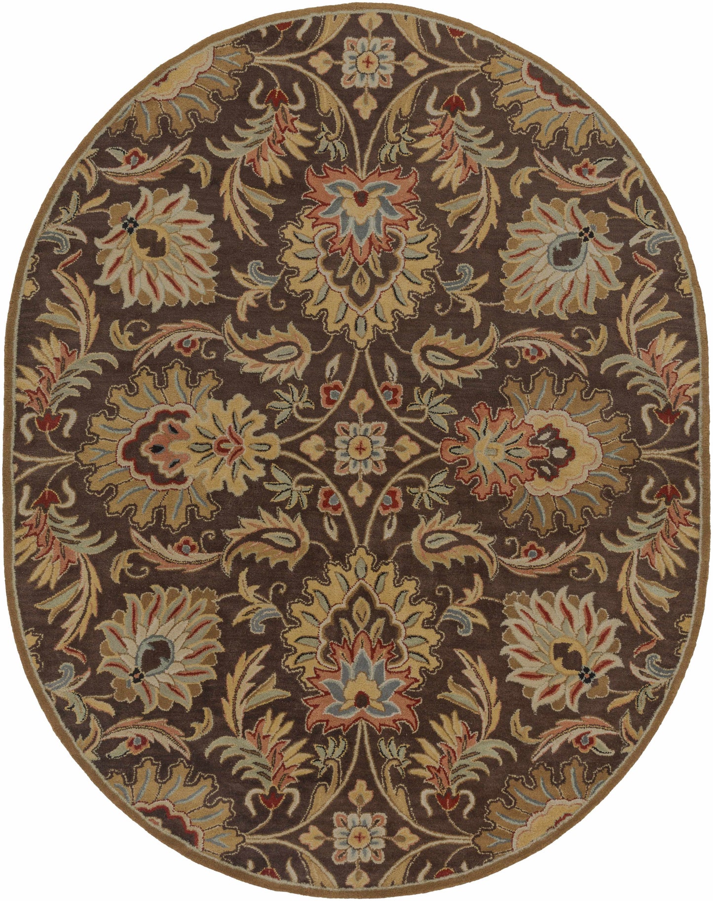 Chesterton 1028 Hand Tufted Brown Wool Rug