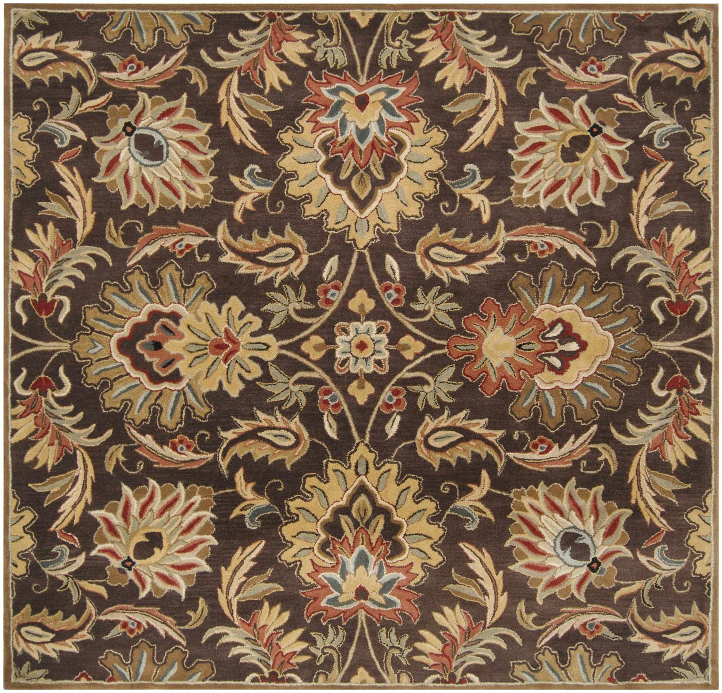 Chesterton 1028 Hand Tufted Brown Wool Rug