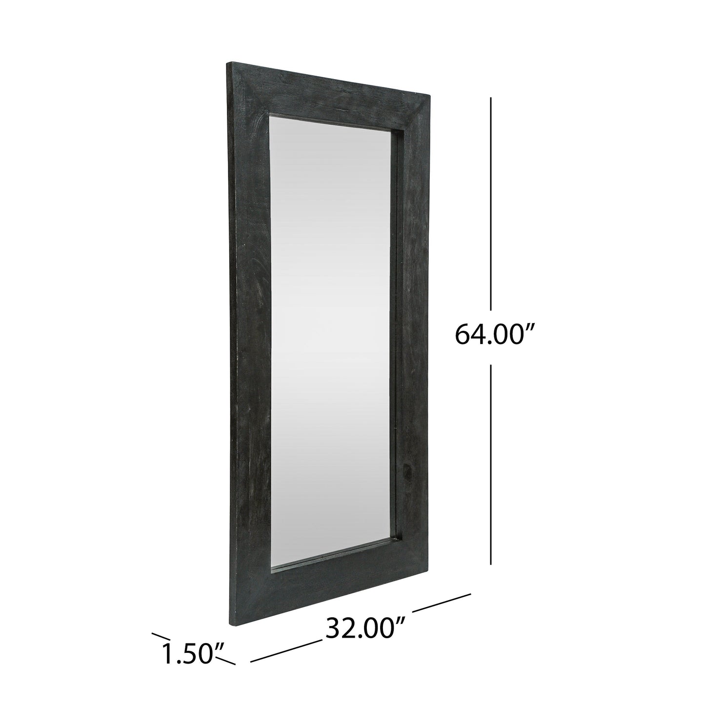 Wood Mirror - Ramsay Rustic Handcrafted Full Length Mirror