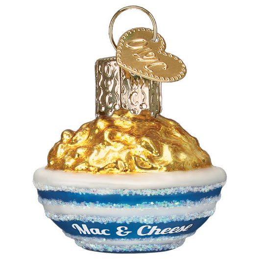 Gumdrop Mini Mac and Cheese Glass Ornament