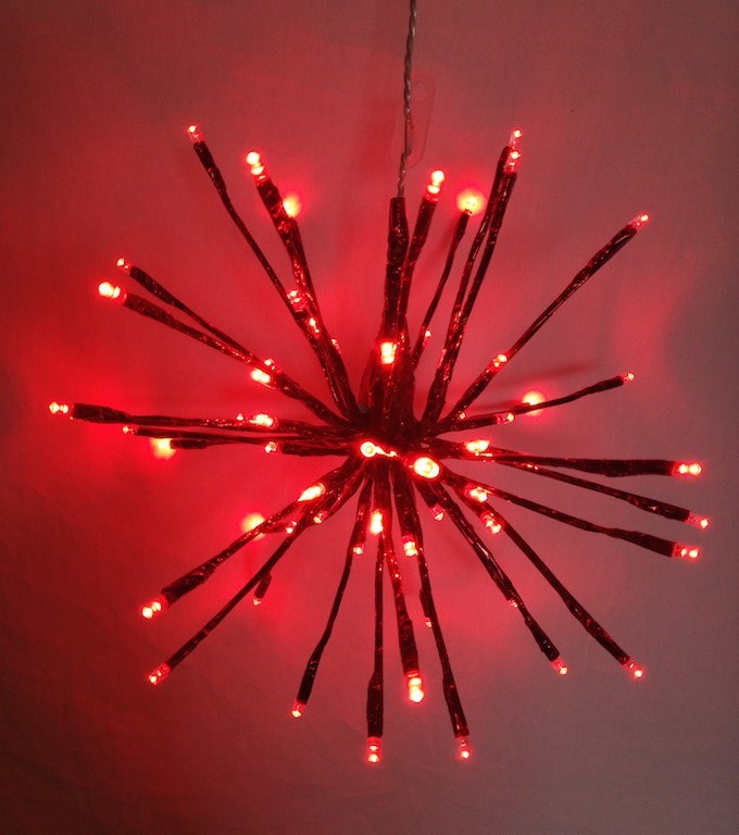 24 Inch 120 LED Branchball - Red