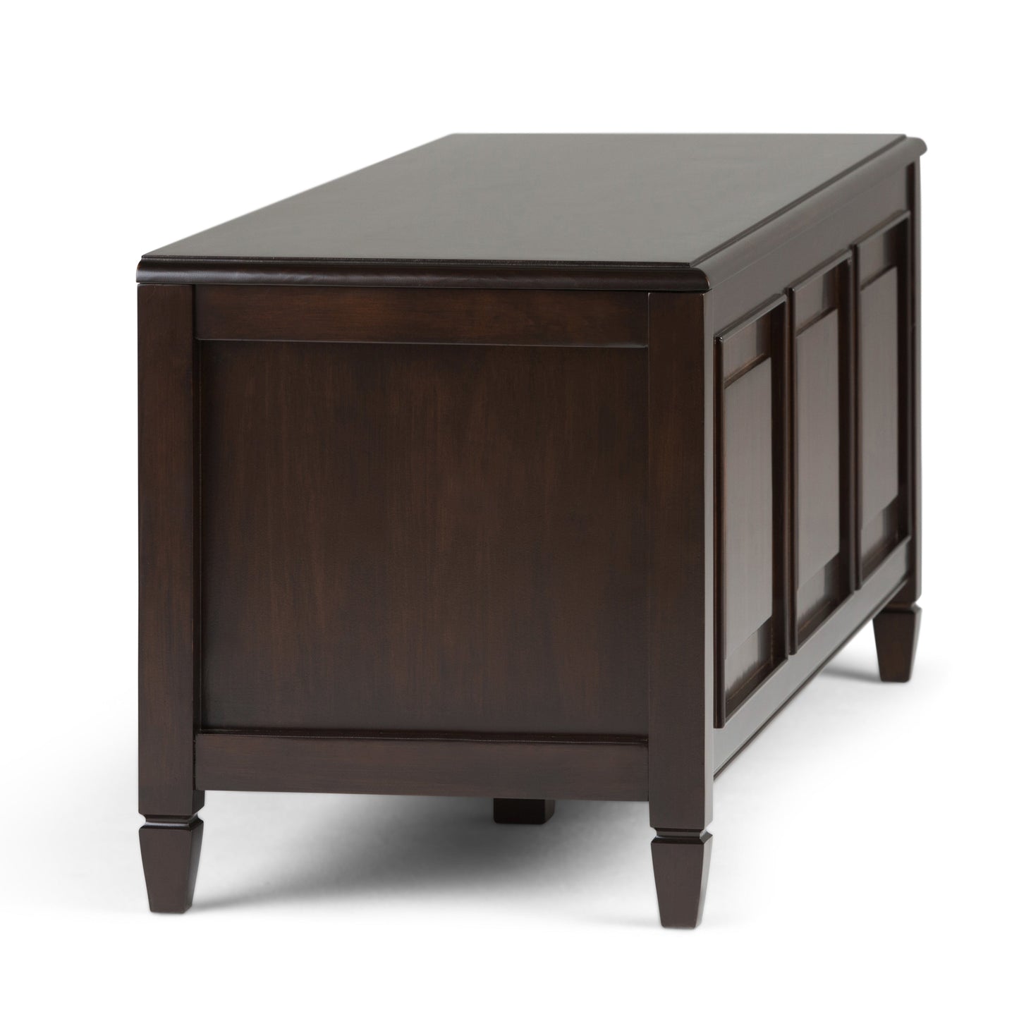 Connaught 51 Inch Wide Solid Wood Storage Bench Trunk