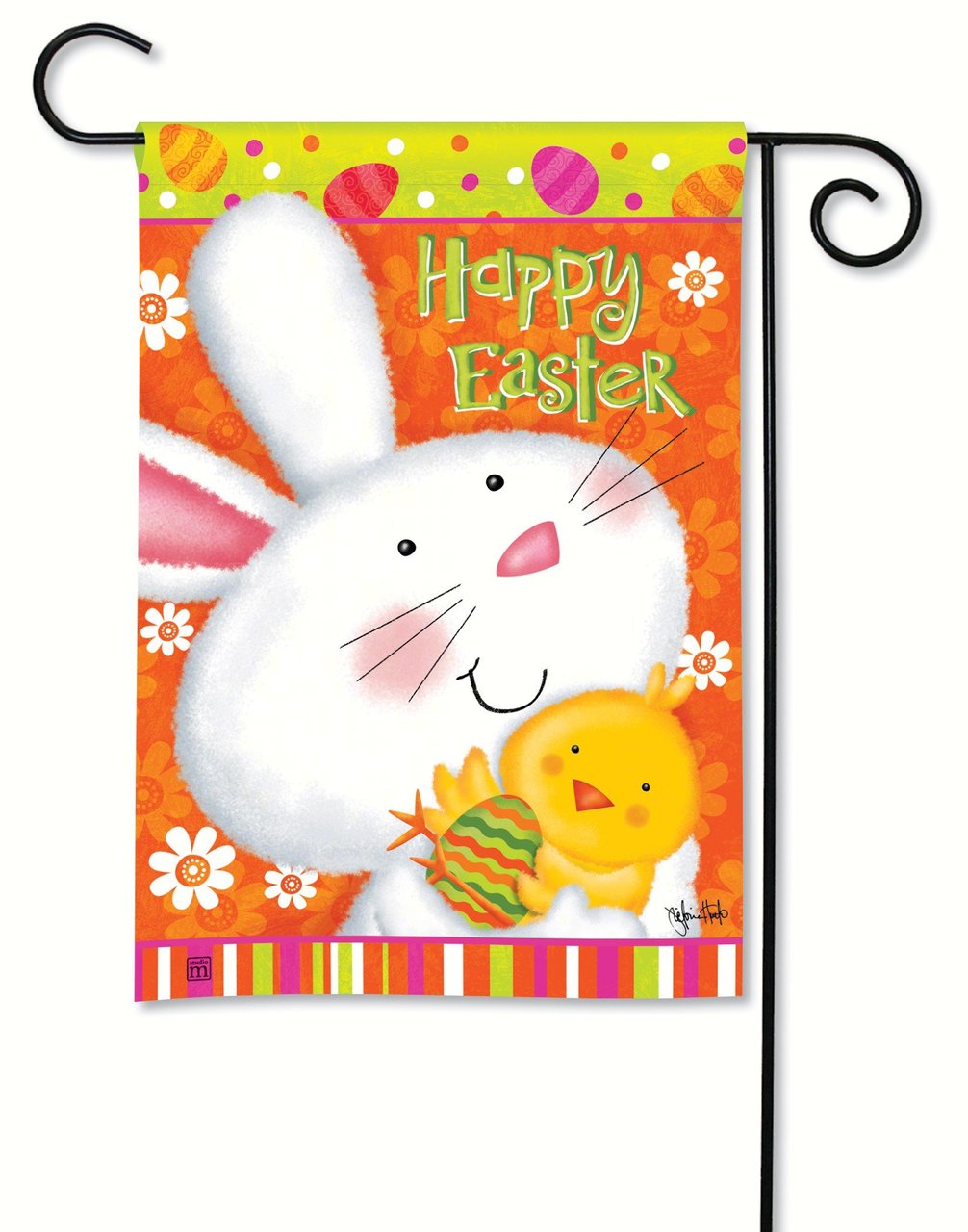 Bunny Love Garden Flag