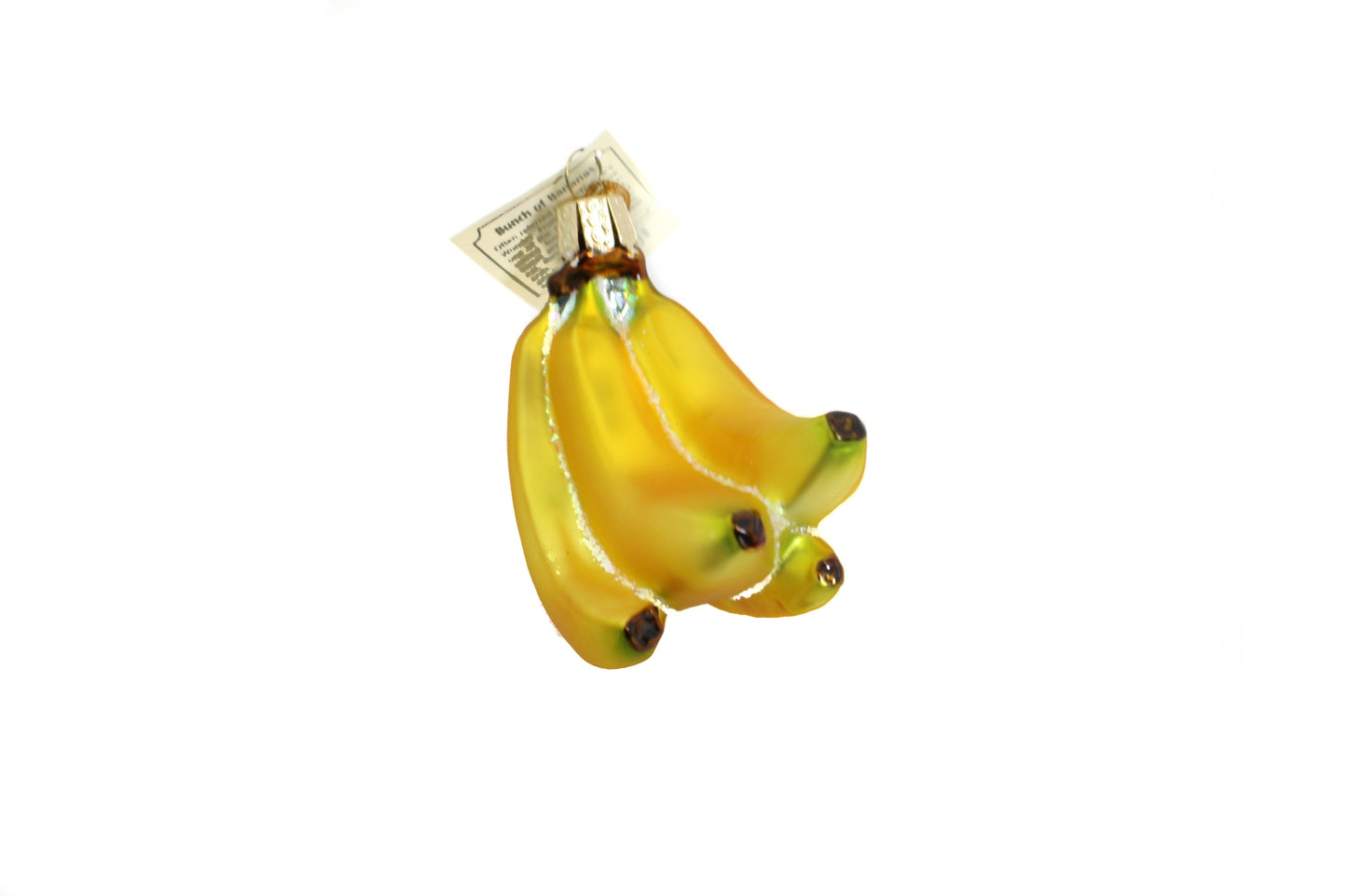 Bunch of Bananas Glass Ornament