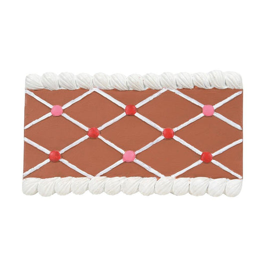 Village Gingerbread Road - Straight - Set of 2