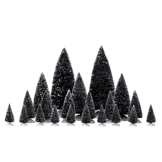 Assorted Pine Trees - 21 Piece Set