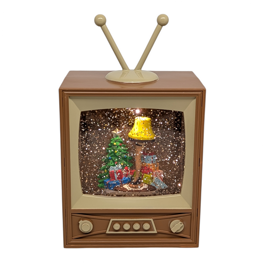 A Christmas Story  LED Musical Television Waterglobe - 8.5 Inch