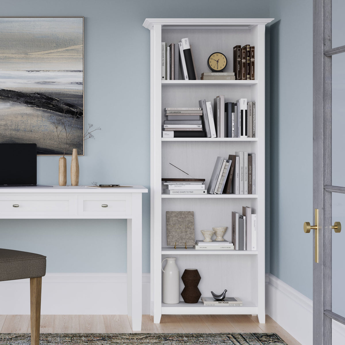 Acadian 5 Shelf Bookcase