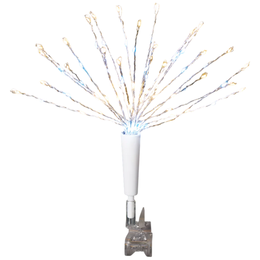 Lighted Two-Tone Burst Clip-On Treetopper