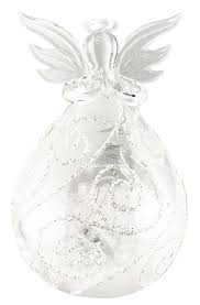 Jewels and Lace Angel with Snow LED