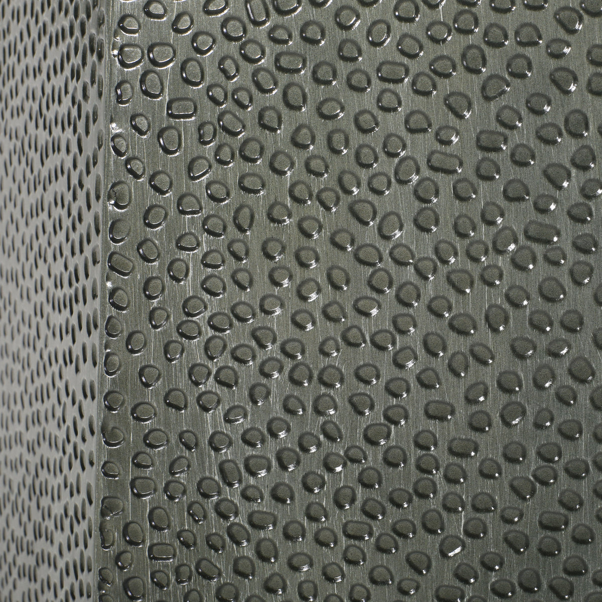 Metal Hammered End Table