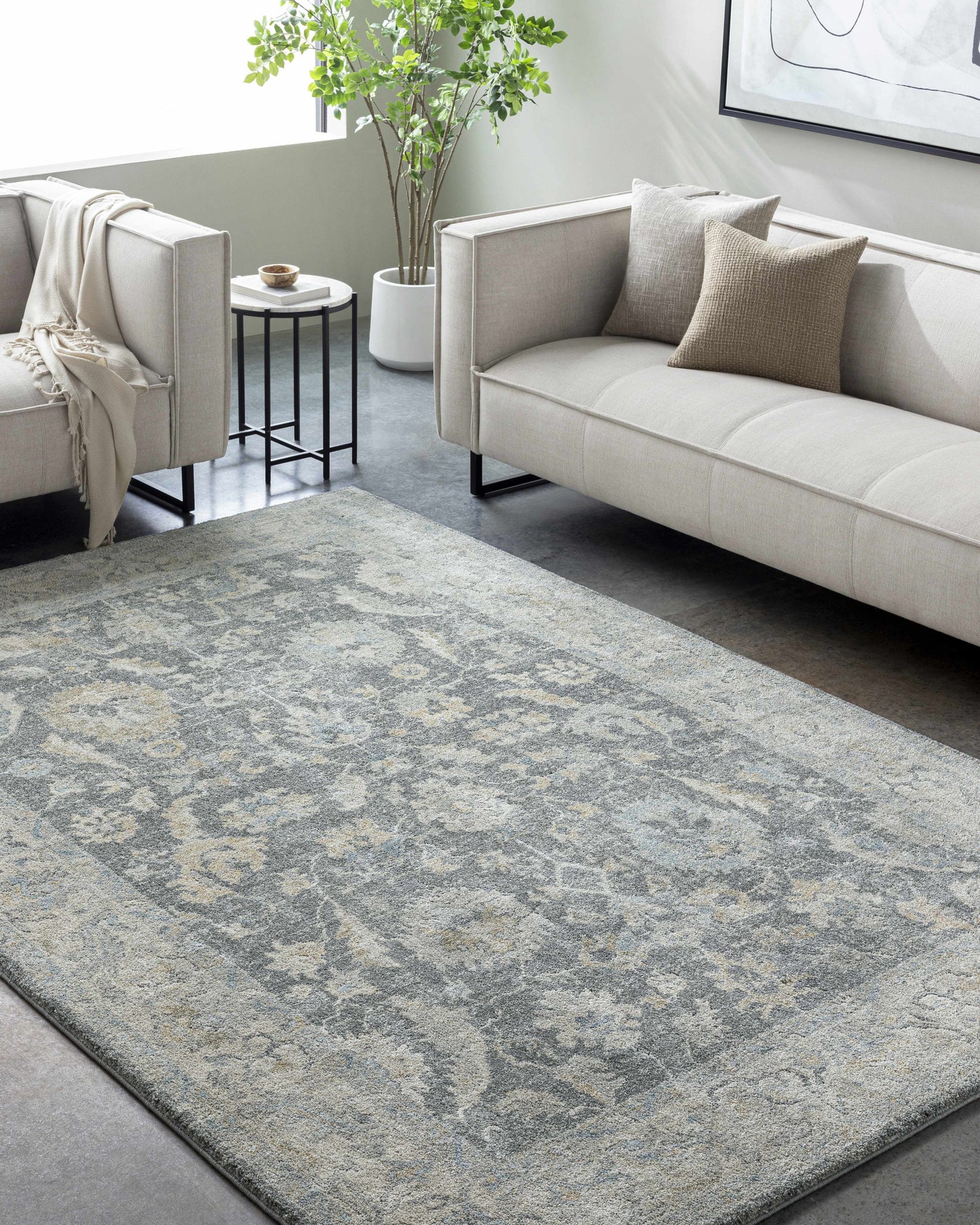 Yetta Tan Thick Luxe Area Rug