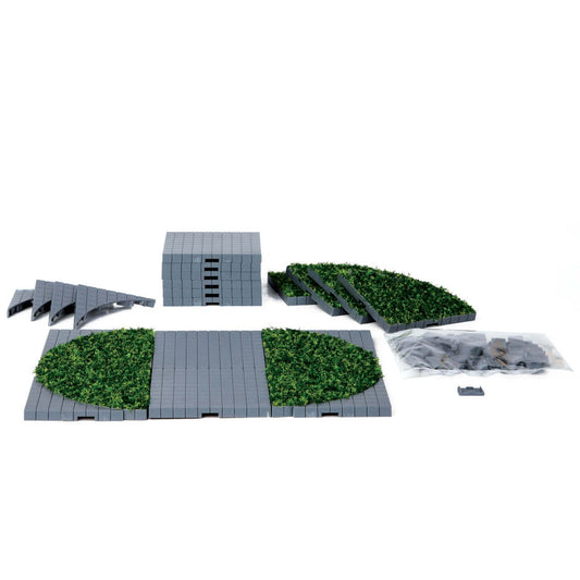 Complete Plaza Park Grass - 24 Pieces