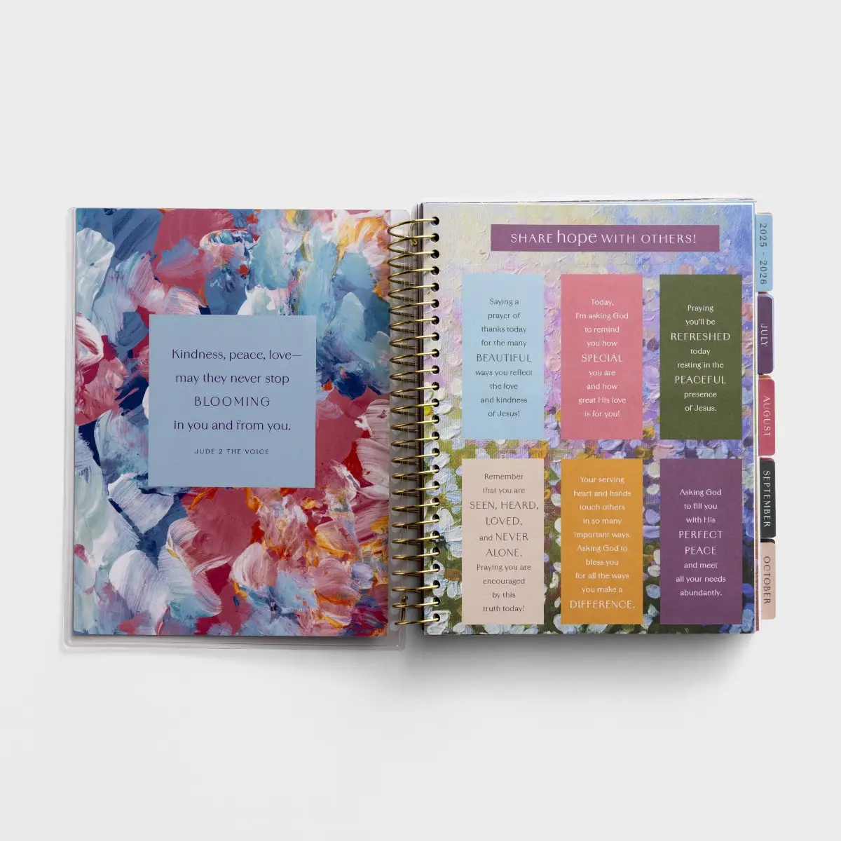 2026 18 Month Agenda Planner Never Stop Blooming
