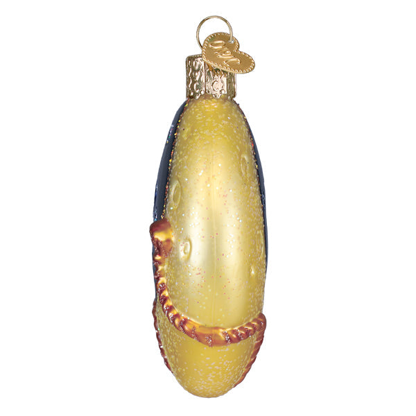 Lasso The Moon  Glass Ornament