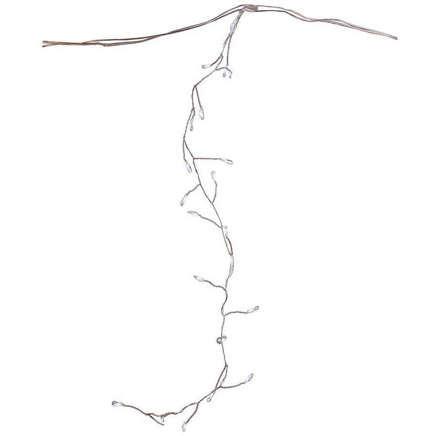 220-Light Starburst Cool White LED Icicle Light Set