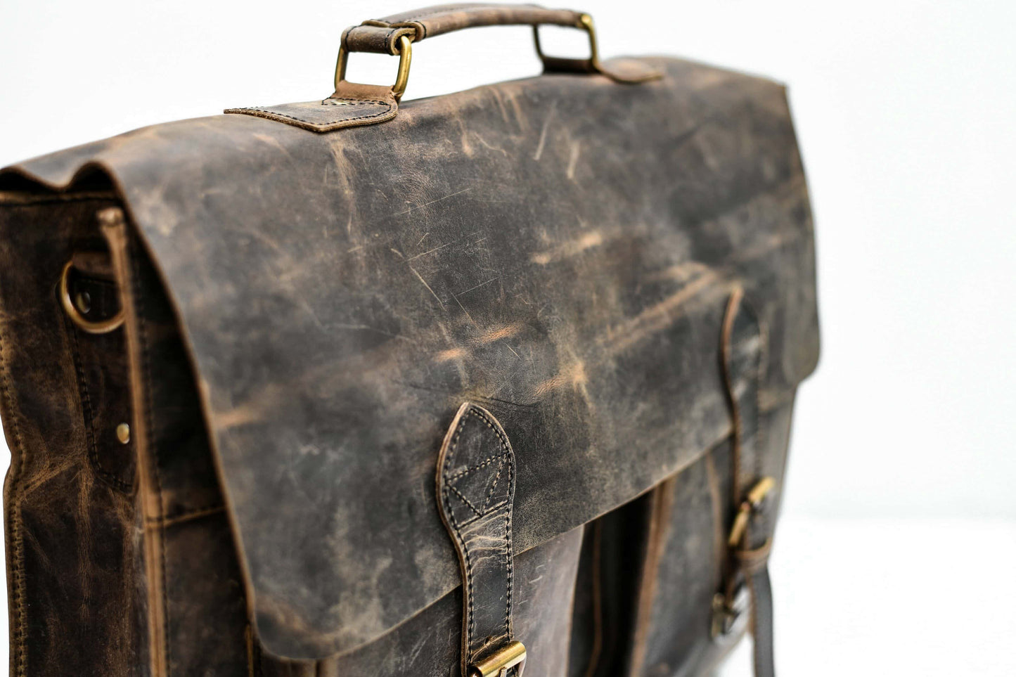 The Indiana Jones Buffalo Leather Messenger Bag