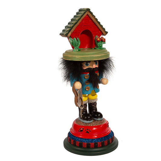 14 Inch Dog House Hat Nutcracker