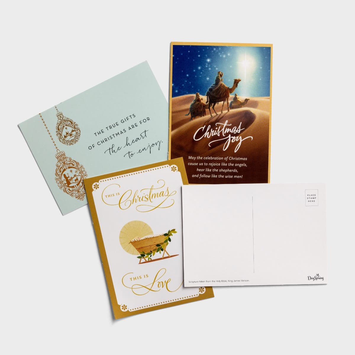 20 Christmas Scripture And Inspirational Postcards