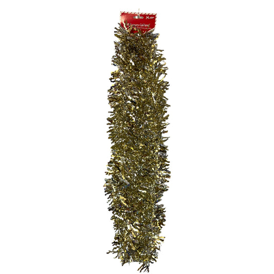 Silver and Gold Holographic  Garland  Wavy Cut  3ply