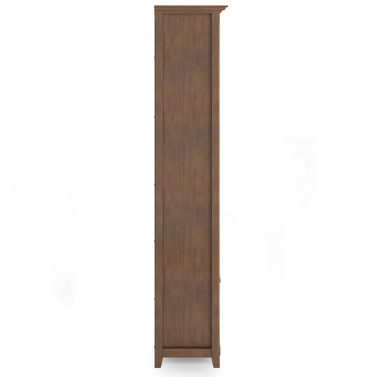Amherst 30 Inch Solid Wood 5 Shelf Bookcase in Rustic