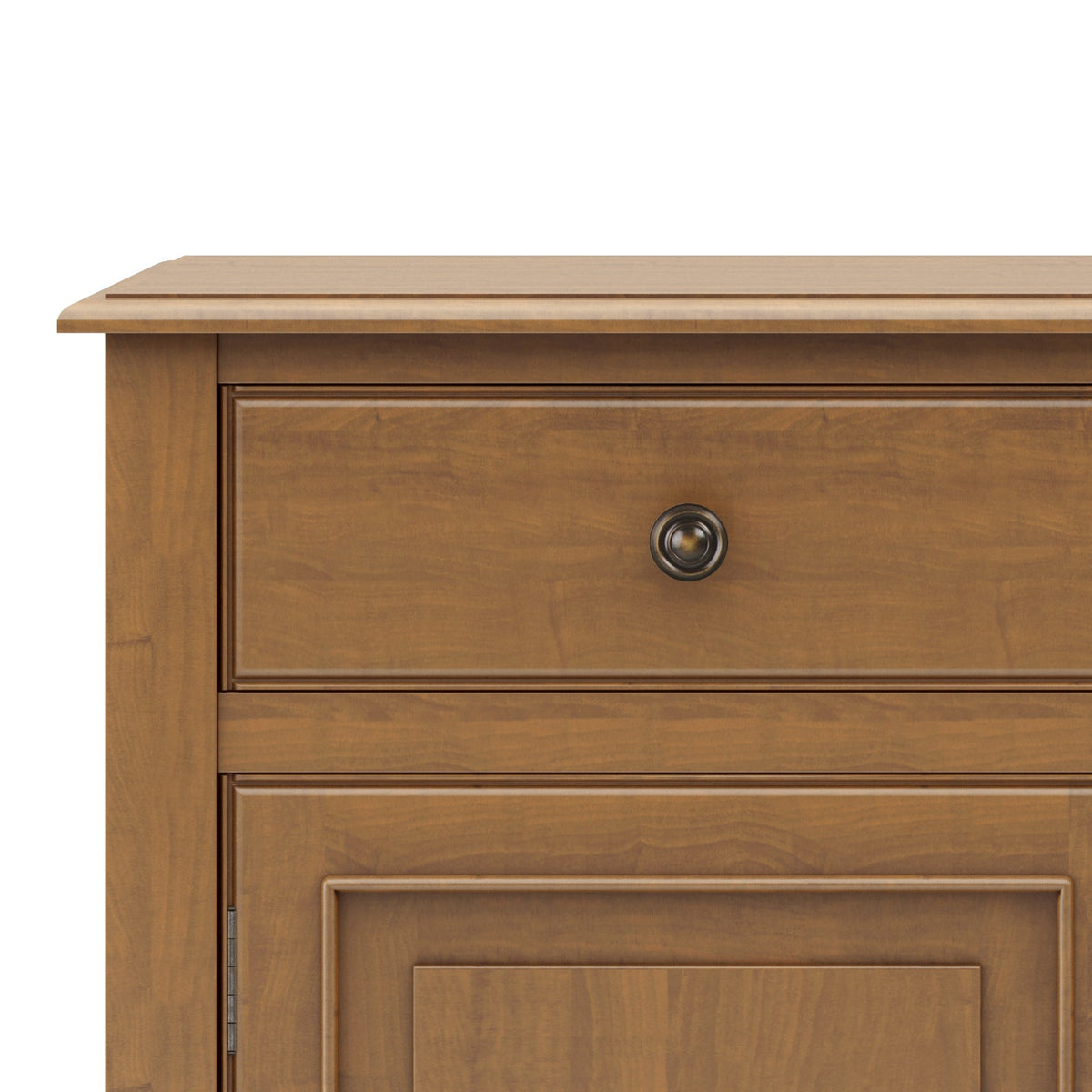Connaught Solid Wood Entryway Storage Cabinet in Light Golden