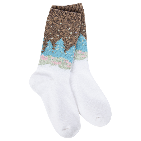 Whimsical Forest Crew Sock