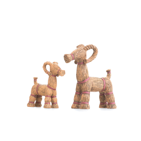 Straw Bucks - Set of 2