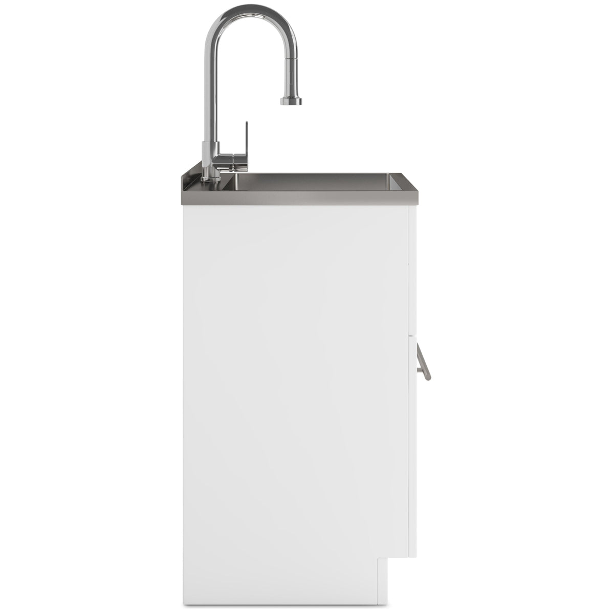 Metro 24" Laundry Cabinet with Faucet and Stainless Steel Sink