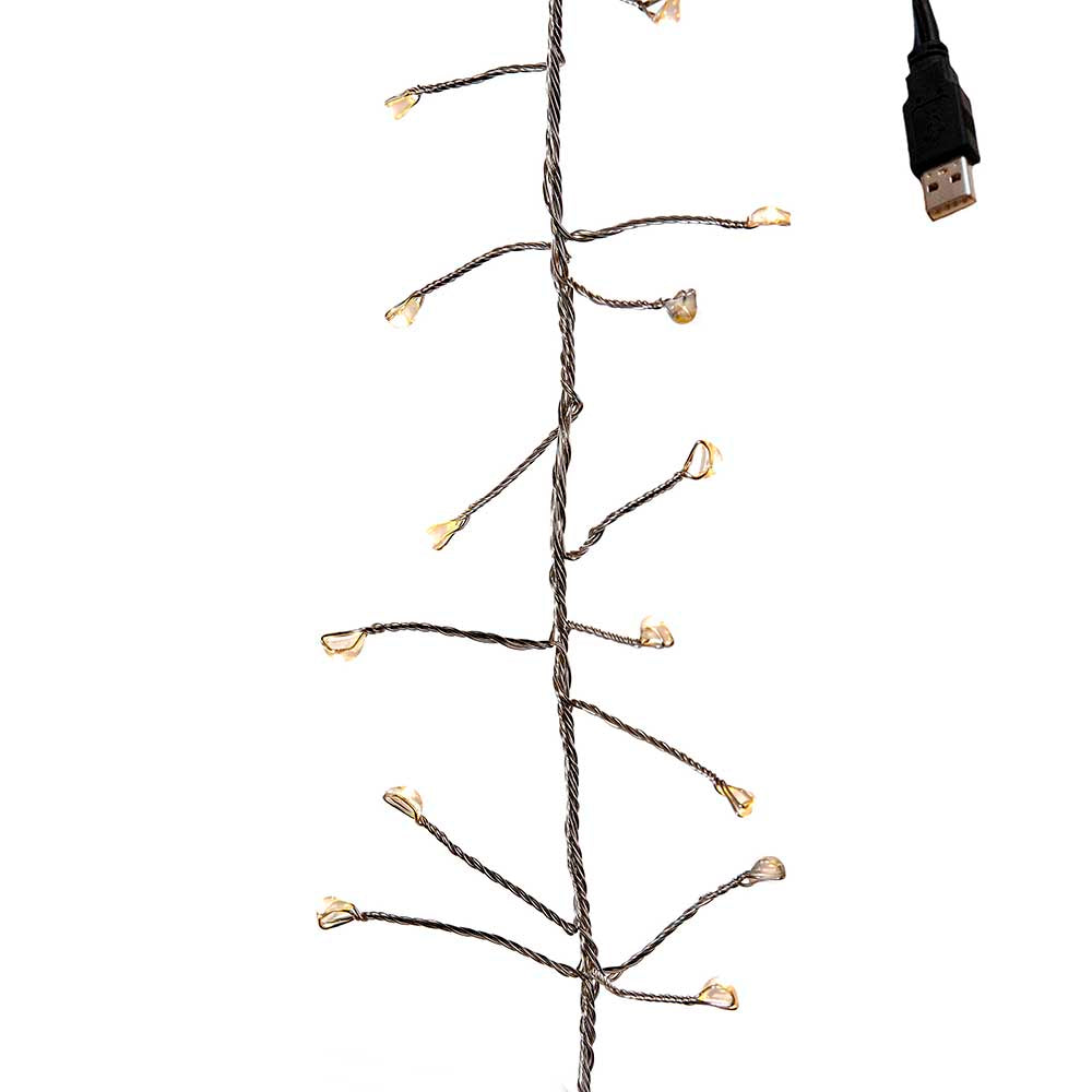 180-Light USB LED Fairy Light Cluster Light - 6 Feet