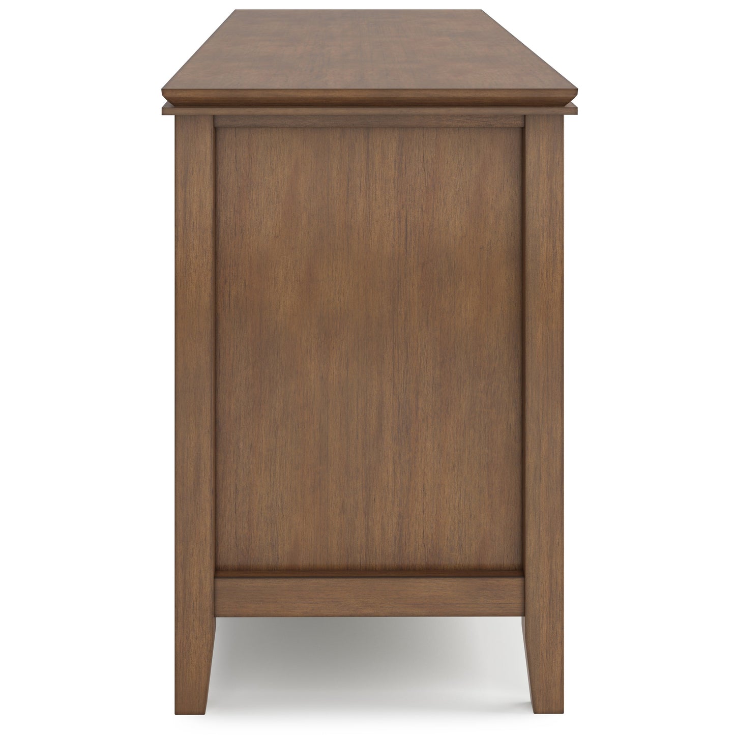 Artisan 72 Inch Wide Solid Wood TV Stand in Rustic